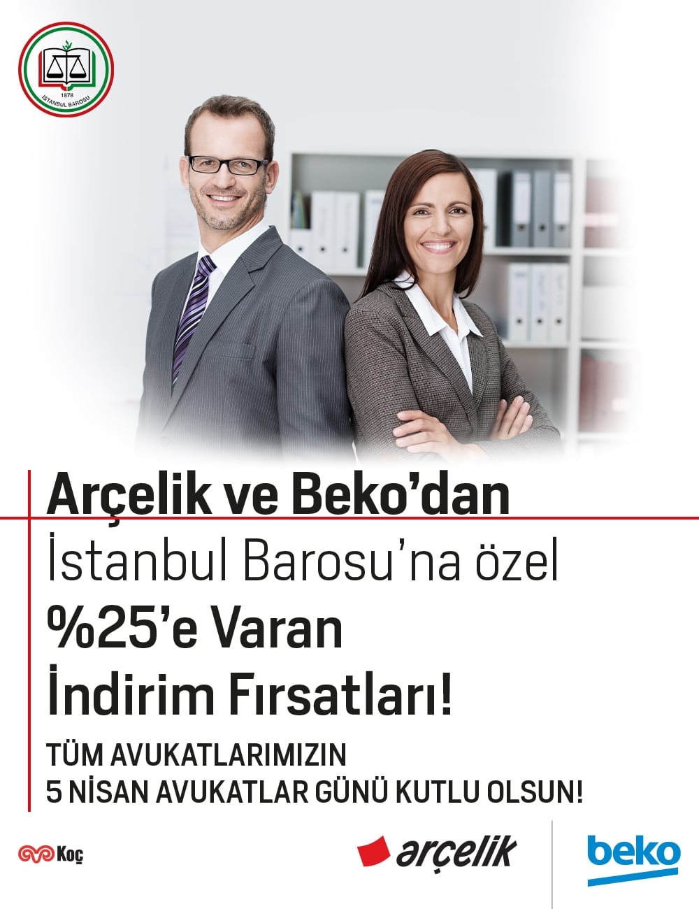 Arçelik  ve Beko'dan İstanbul Barosu'na Özel %25'e Varan İndirim Fırsatları! - 1