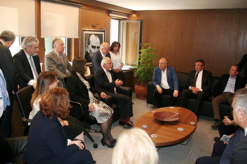 Cumhurbaşkanı Adayı İnce İstanbul Barosunu Ziyaret Etti - 13