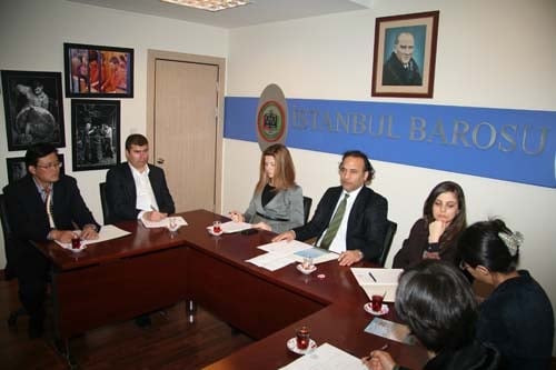 Çin Halk Cumhuriyeti  Hangzhou Kentinden Hukukçular Baromuzu Ziyaret Ettiler

 - 10