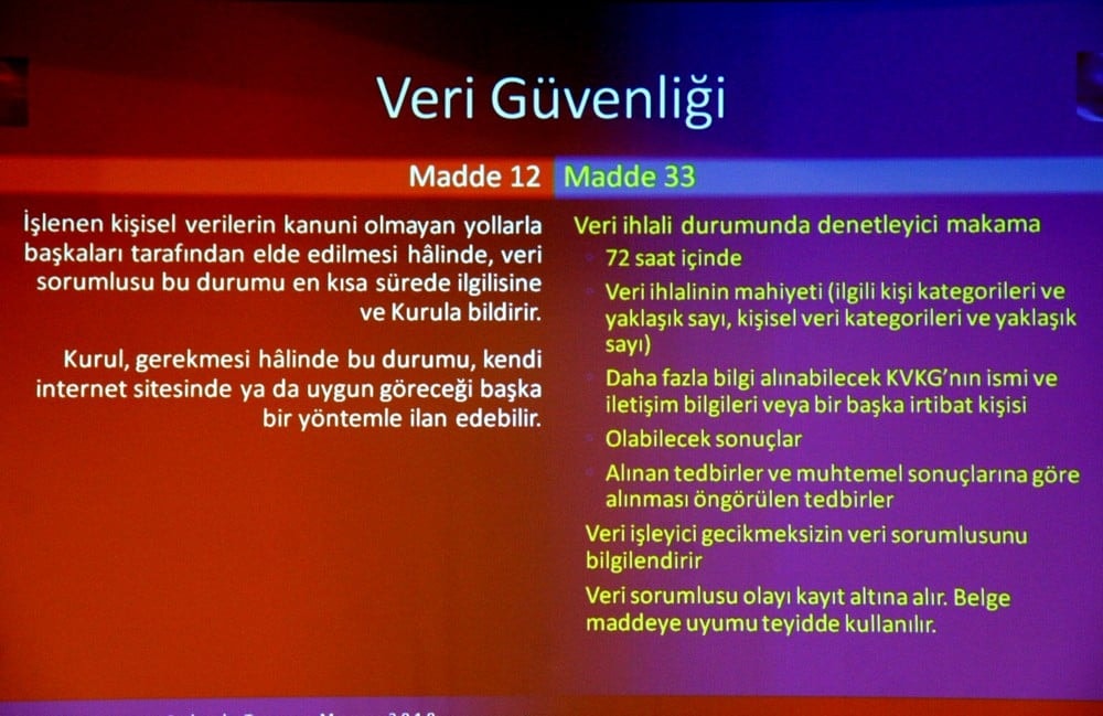 Avrupa Genel Veri Koruma Tüzüğü ve KVKK - 77