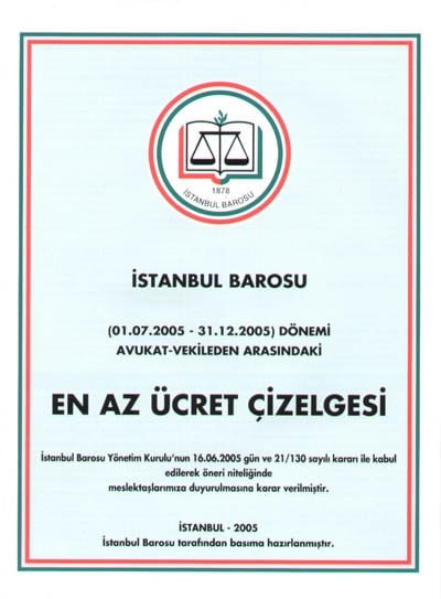 Yılın İkinci Yarısına Ait En Az Ücret Çizelgesi Yayınlandı