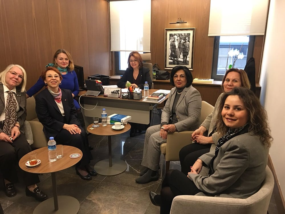 Türk Hukukçu Kadınlar Derneği Baromuza Destek Ziyaretinde Bulundu  - 7