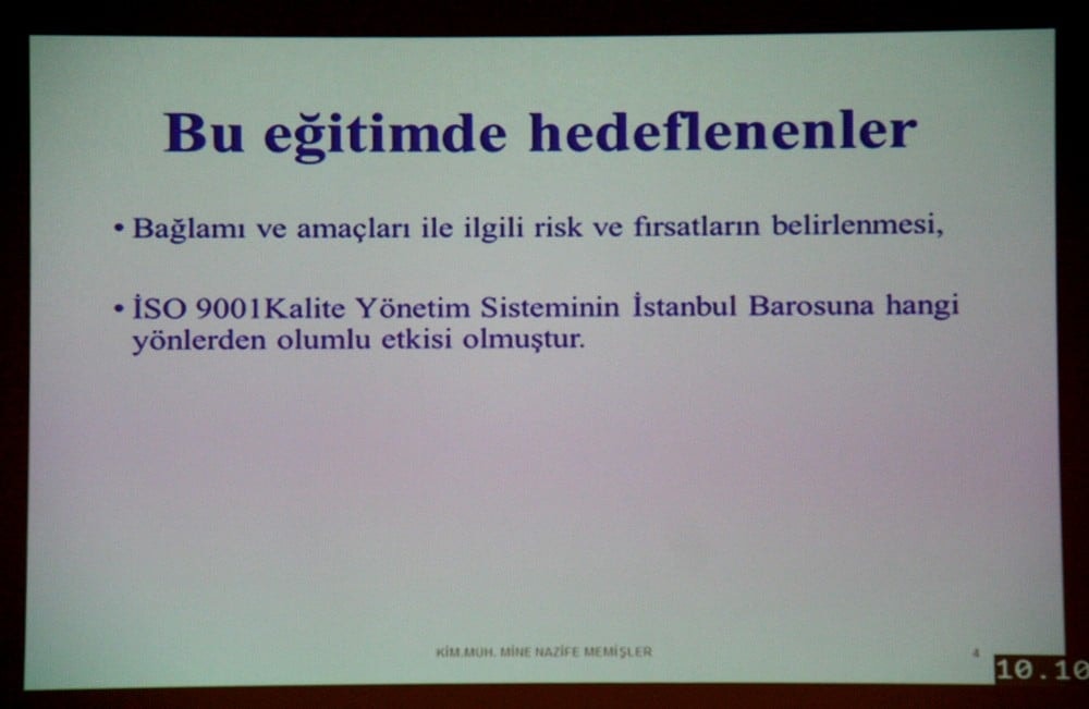 Kalite Yönetimi Sistemi Temel Eğitimi Yapıldı - 64