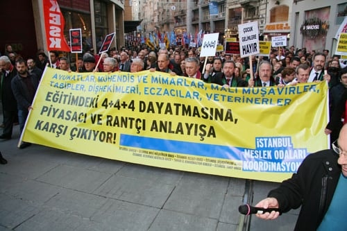 4+4+4 Dayatması Yürüyüşle Protesto Edildi

 - 15