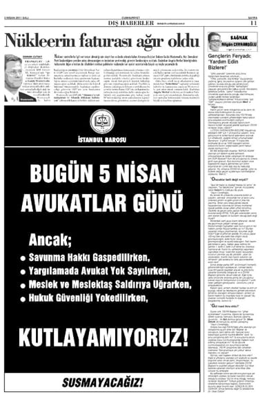 Avukatlar Gününü Kutlamıyoruz - 10