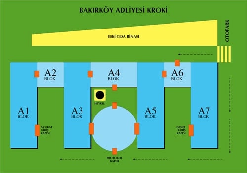 Yeni Bakırköy Adliyesi Yerleşim Planı Ve Krokisi - 2