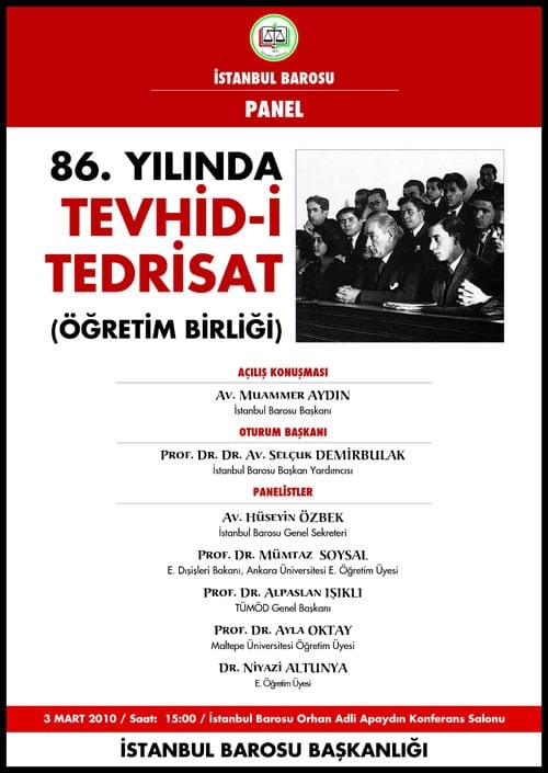 86. Yılında Tevhid-İ Tedrisat - 1