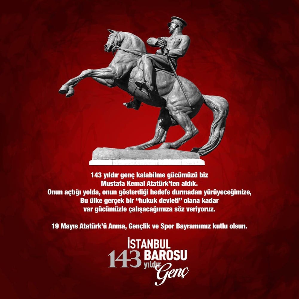 19 Mayıs Atatürk'ü Anma Gençlik ve Spor Bayramımız Kutlu Olsun