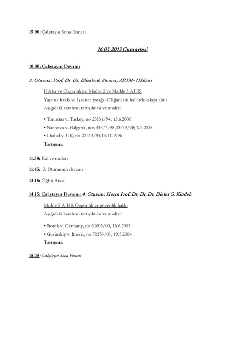 Aihm, Çalışma Düzeni, Fonksiyonları Ve Mekanizmaları

 - 3