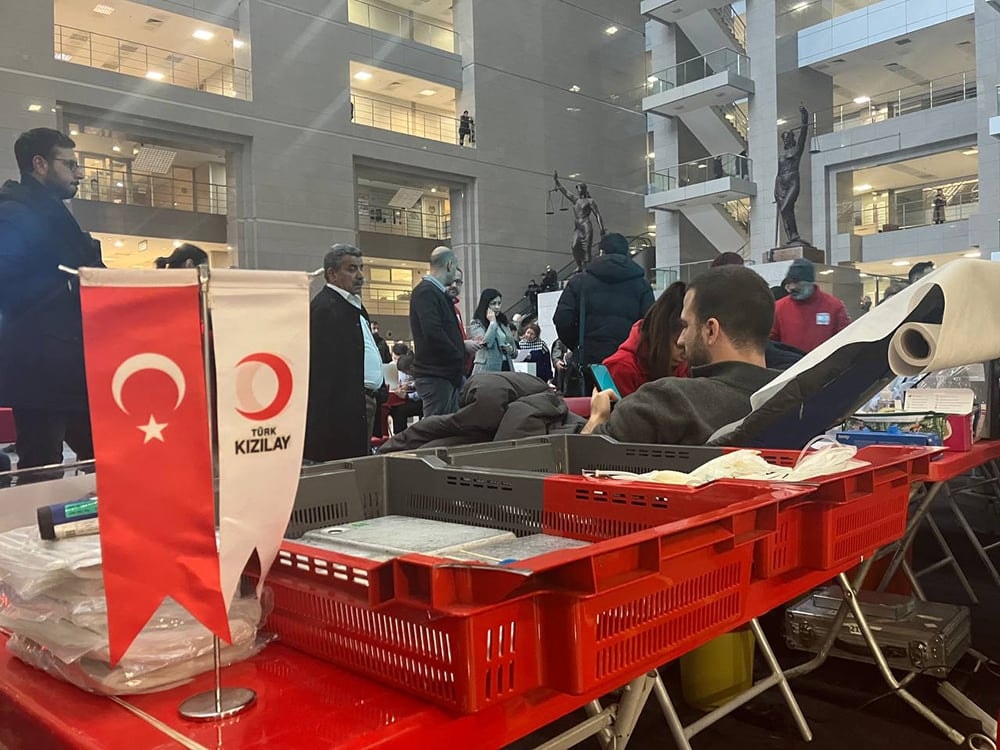 Baromuzun Girişimiyle Çağlayan Adliyesi’nde Kan Bağış Noktası Kuruldu - 3
