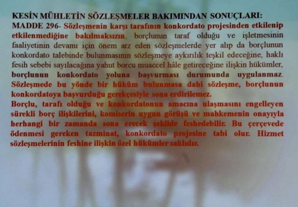 Konkordato Uygulamasında Karşılaşılan Sorunlar - 47