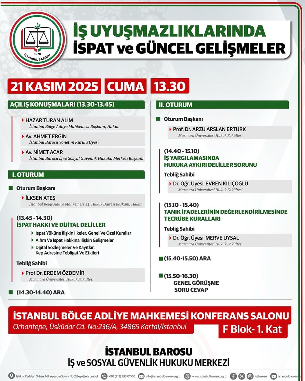 İş Uyuşmazlıklarında İspat ve Güncel Gelişmeler