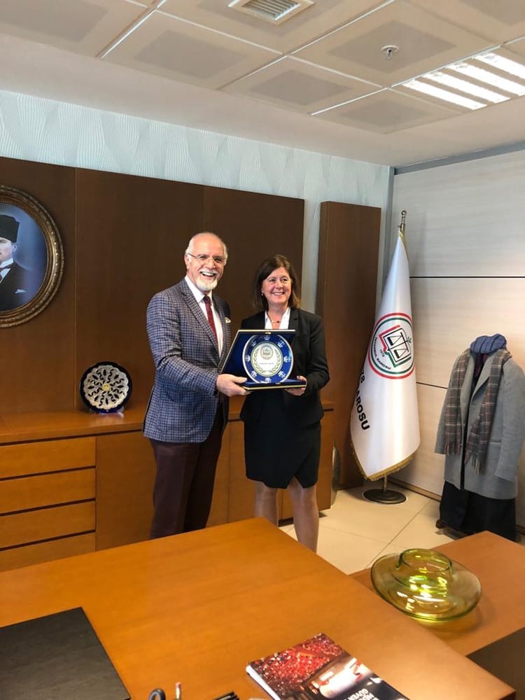 Norveç Oslo Barosu Başkanı ve Yönetim Kurulu Üyeleri Başkan Durakoğlu’nu Ziyaret Ettiler - 1