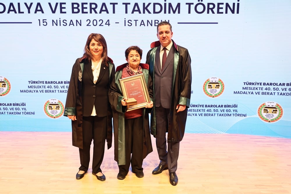 Meslekte 40, 50 ve 60 Yılını Dolduran Meslektaşlarımıza Plaket Verildi - 116