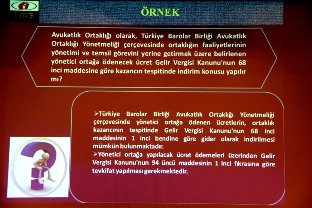 Avukatlar İçin Gelir Vergisi Beyannamesi Düzenlenmesi  ve Defter Beyan Sistemi - 96