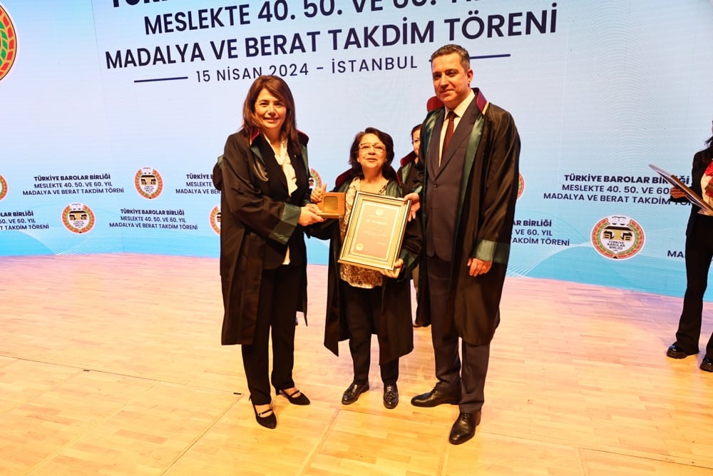 Meslekte 40, 50 ve 60 Yılını Dolduran Meslektaşlarımıza Plaket Verildi - 192