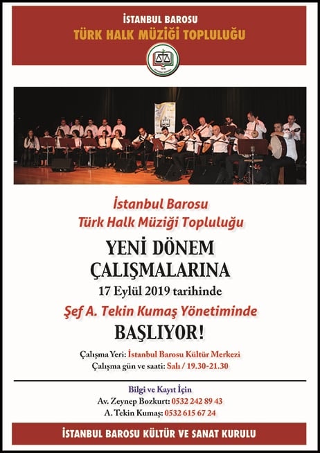 Türk Halk Müziği Topluluğu Yeni Dönem Çalışmalarına Başlıyor