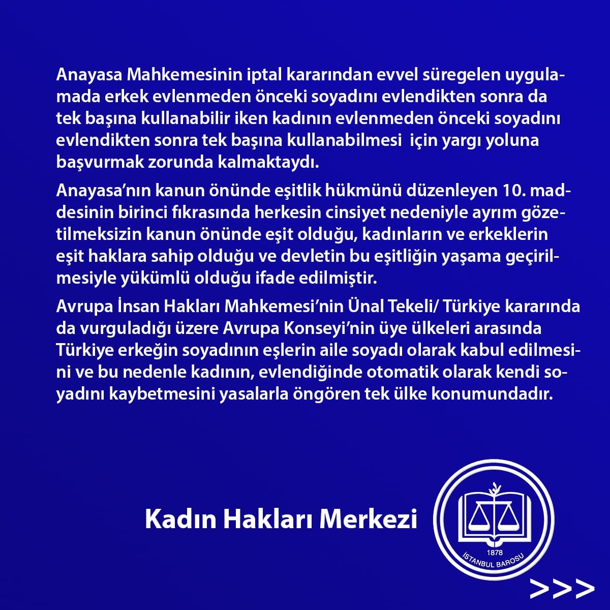 İstanbul Barosu Kadın Hakları Merkezi Medeni Kanun 187.Maddesi Önerisi - 3