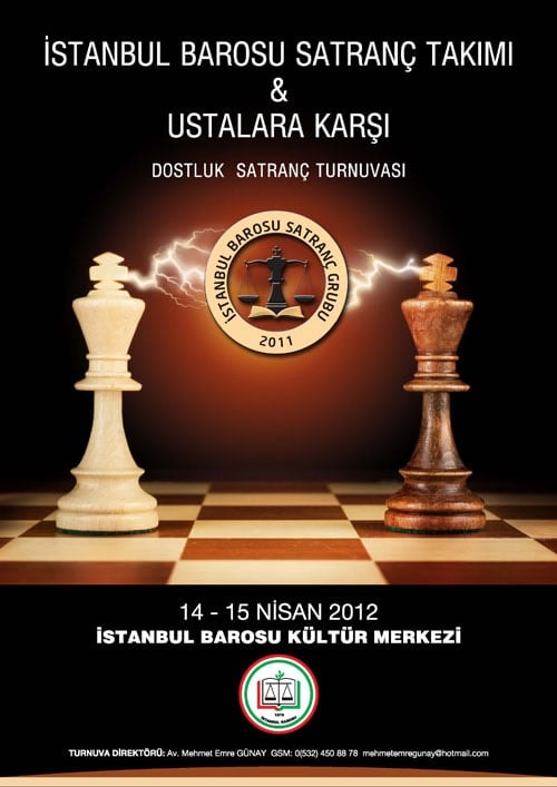 İstanbul Barosu Satranç Takımı Ustalara Karşı
 - 1