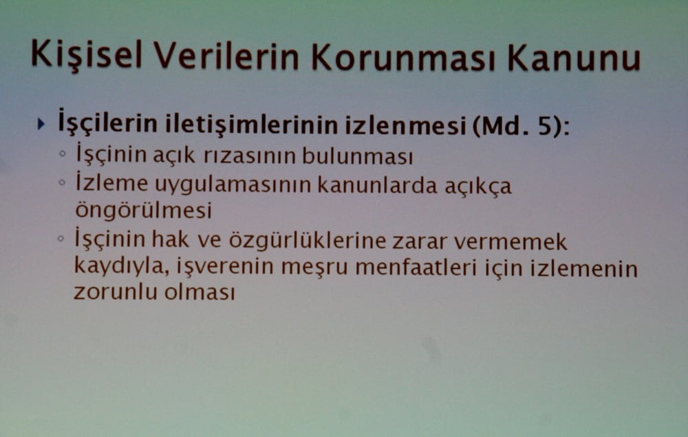 İş Yerinde İşçinin İşveren Tarafından İzlenmesi ve Denetlenmesi - 38
