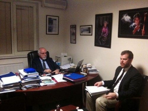 Uluslararası Avukatlar Birliği Temsilcisi Baromuzu Ziyaret Etti

