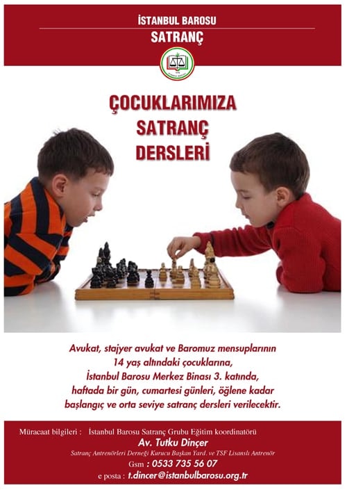 Çocuklara Satranç Dersleri 

 - 1