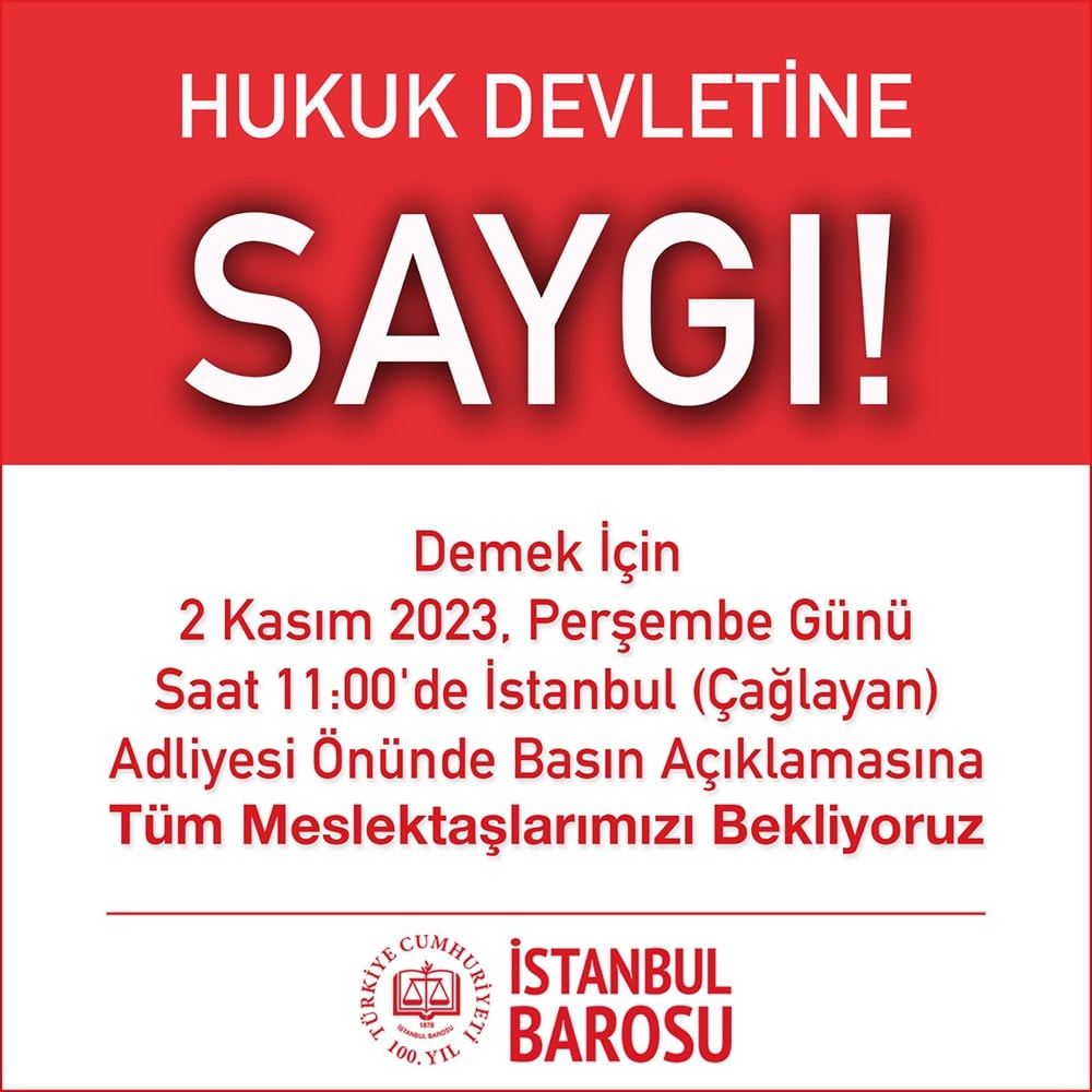Hukuk Devletine Saygı!
