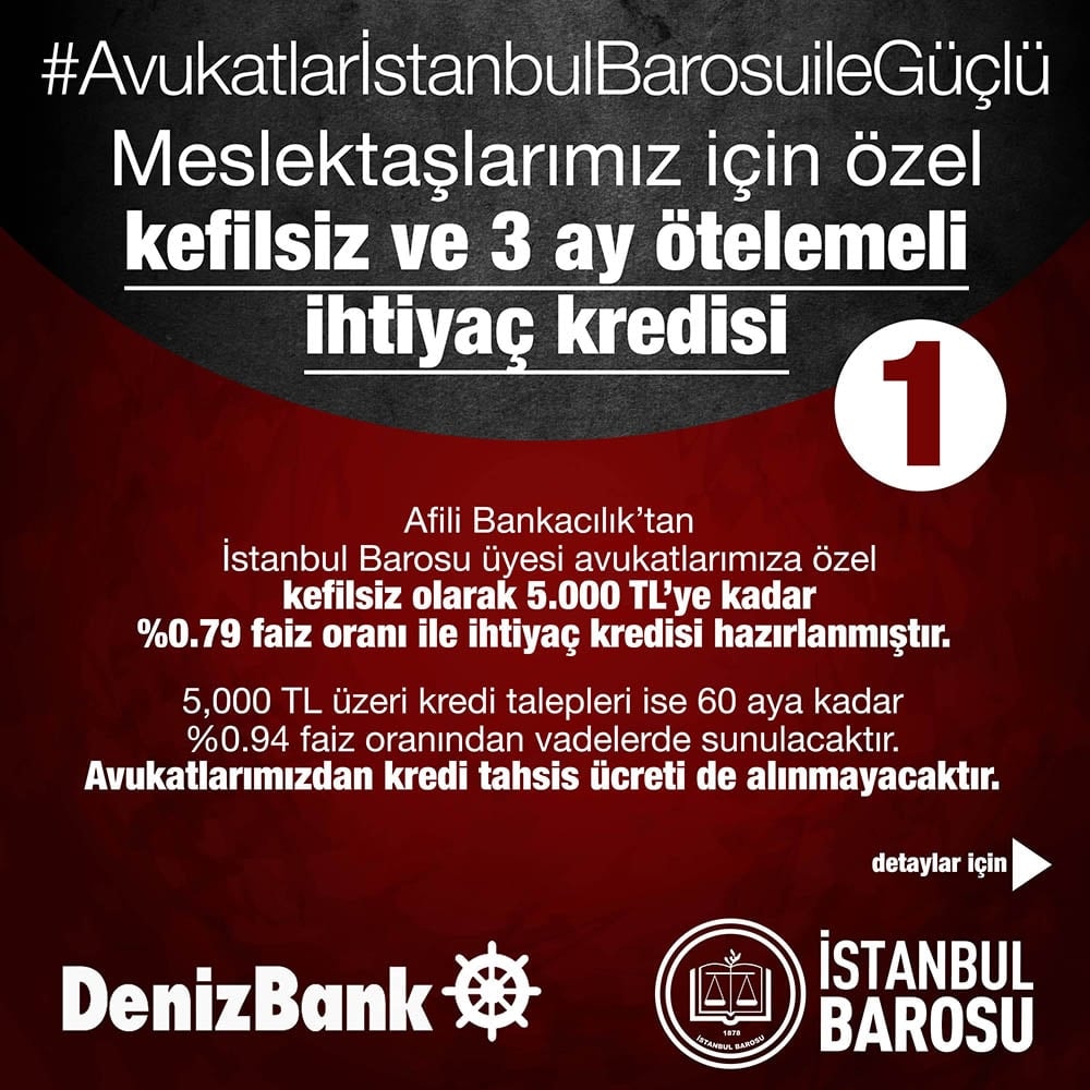 Meslektaşlarımız İçin Özel Kefilsiz ve 3 Ay Ötelemeli İhtiyaç Kredisi - 1