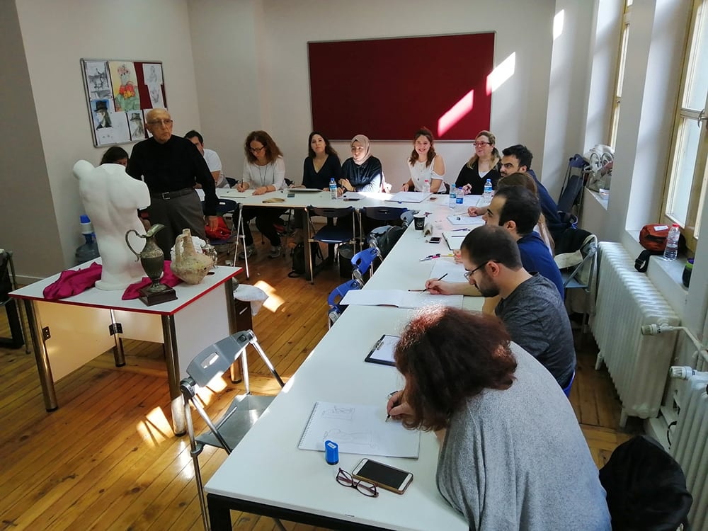 Onuncu Dönem Resim Kursu çalışmaları Başladı - 1