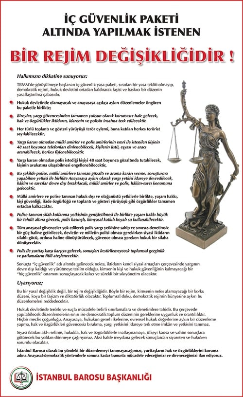 Hukuk Silah, Polis Yargı Olamaz!
 - 1