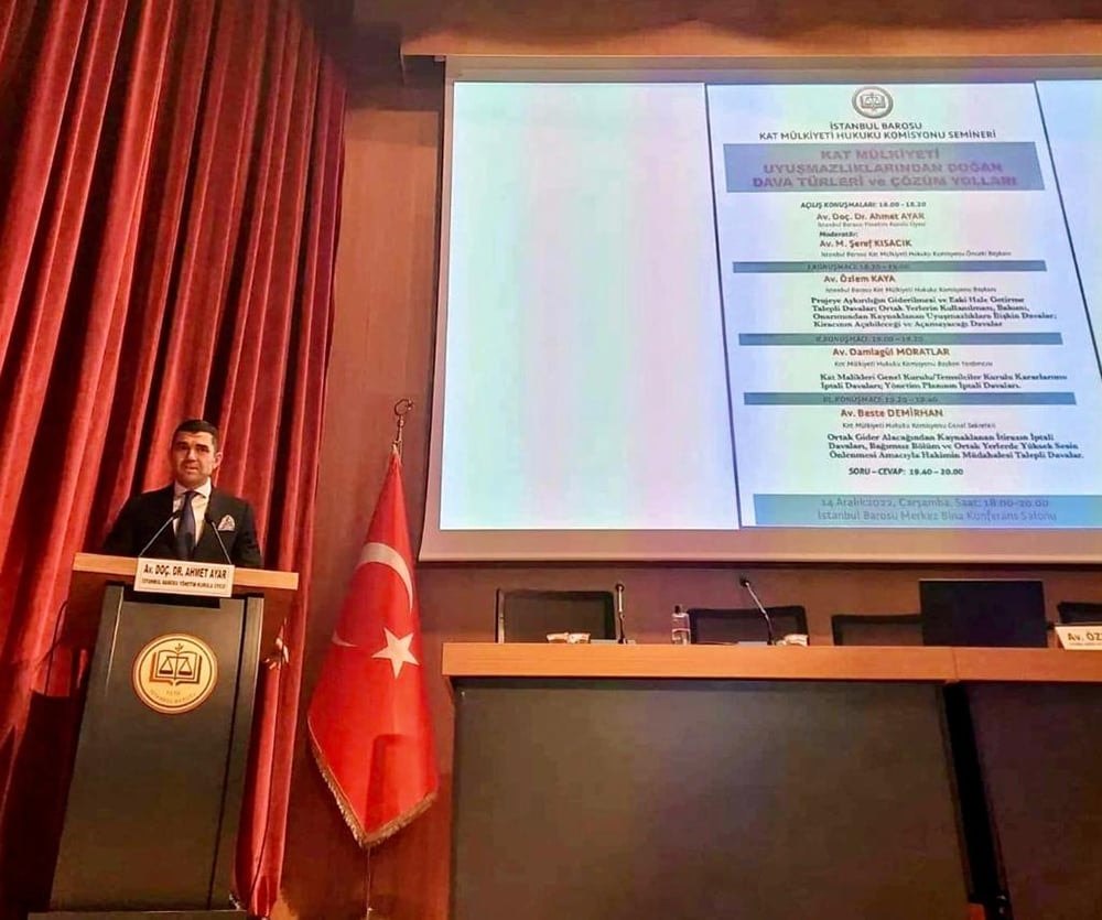 Kat Mülkiyeti Uyuşmazlıklarından Doğan Dava Türleri ve Çözüm Yolları Semineri - 1