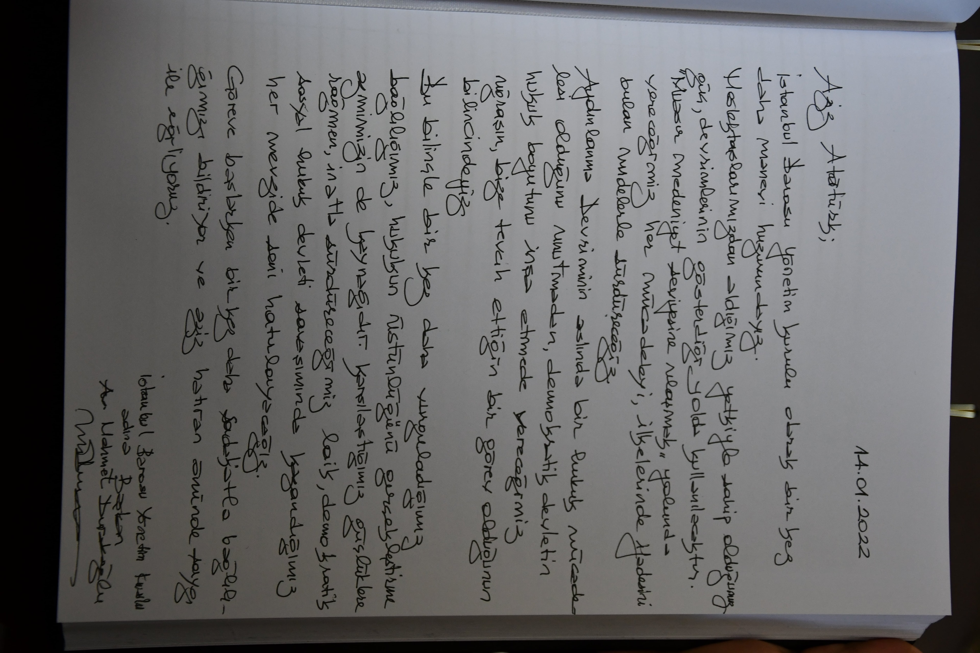 İstanbul Barosu Yönetim Kurulu Anıtkabir'de Ata'nın Huzurundaydı - 1