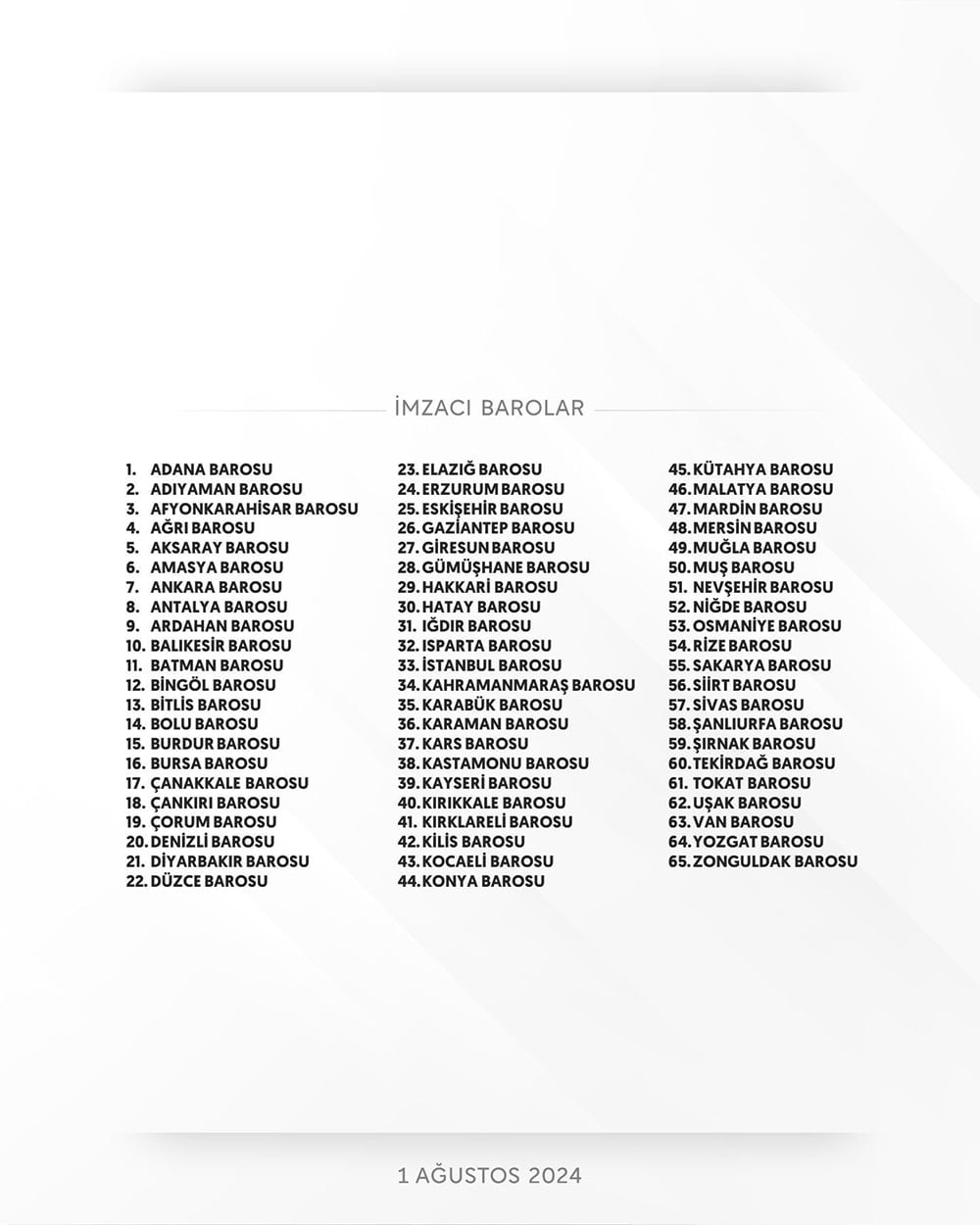 Ortak Açıklama: Uluslararası Toplumu Bir Kez Daha Göreve Davet Ediyoruz - 2