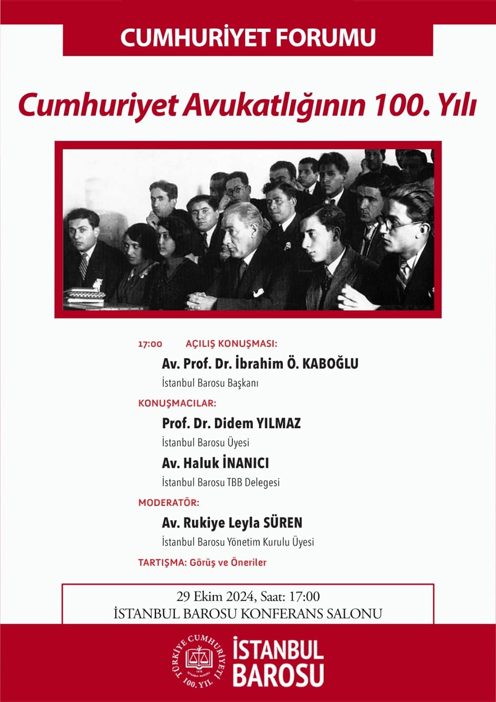Cumhuriyet Avukatlığının 100. Yılı