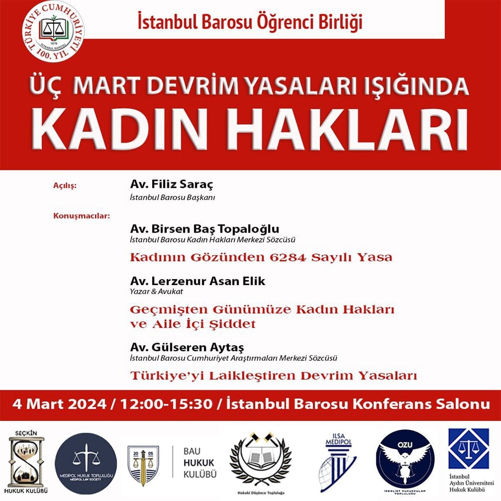 Üç Mart Devrim Yasaları Işığında Kadın Hakları