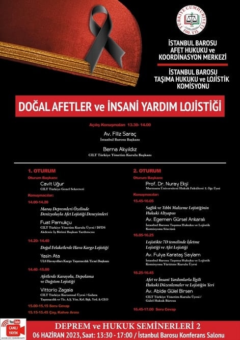 Doğal Afetler ve İnsani Yardım Lojistiği Semineri - 17