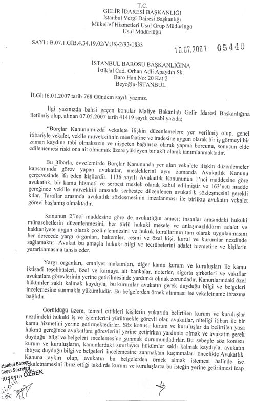 Avukatlara Görevlerinde Zorluk Çıkaran Vergi Dairelerine, Gelir İdaresi Başkanlığından Önemli Uyarılar - 4