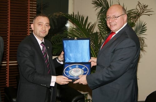 Belçika İstanbul  Baş Konsolosu İstanbul Barosunu Ziyaret Etti
