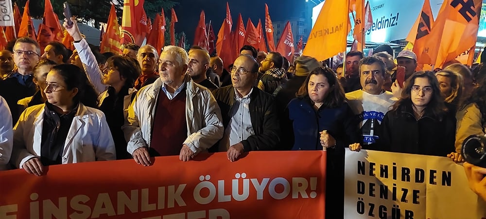 Meslek Odaları, Sendikalar ve Kitle Örgütlerinden İsrail Başkonsolosluğu Önünde Basın Açıklaması - 2