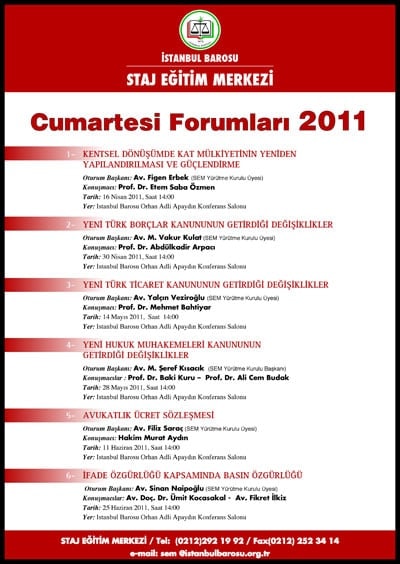 Cumartesi Forumları Devam Ediyor - 1
