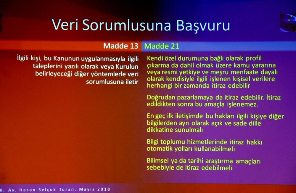 Avrupa Genel Veri Koruma Tüzüğü ve KVKK - 80