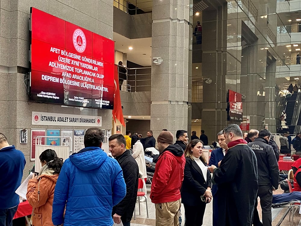 Çağlayan Adliyesi’nde Kan Bağış Noktası Kuruldu - 1