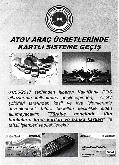 ATGV Araç Ücretlerinde Kartlı Sisteme Geçiş