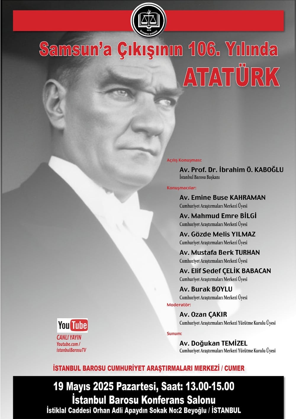 Samsun'a Çıkışının 106. Yılında Atatürk