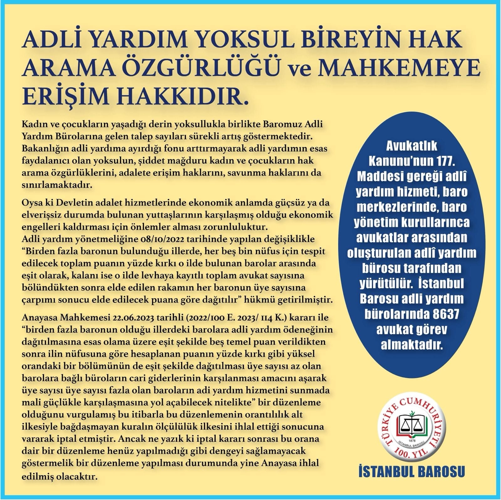 Adli Yardım Fonundaki Adaletsizliklere Son! - 2