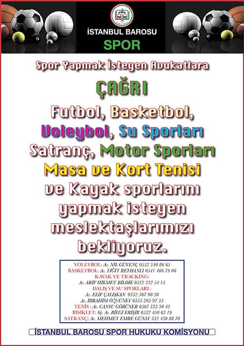 Spor Komisyonunun Çağrısı - 1
