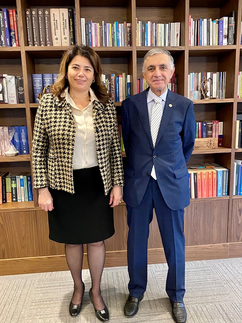 Av. Cafer Kaya Baro Başkanımız Av. Filiz Saraç’ı Ziyaret Etti - 3