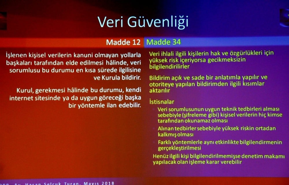 Avrupa Genel Veri Koruma Tüzüğü ve KVKK - 78