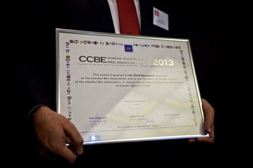 Avrupa Barolar Konseyi'nden İstanbul Barosu'na İnsan Hakları Ödülü
 - 34