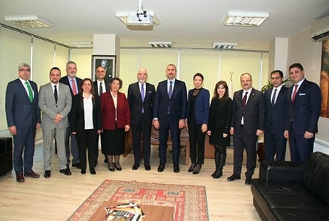 Adalet Bakanı Gül, İstanbul Barosunu Ziyaret Etti